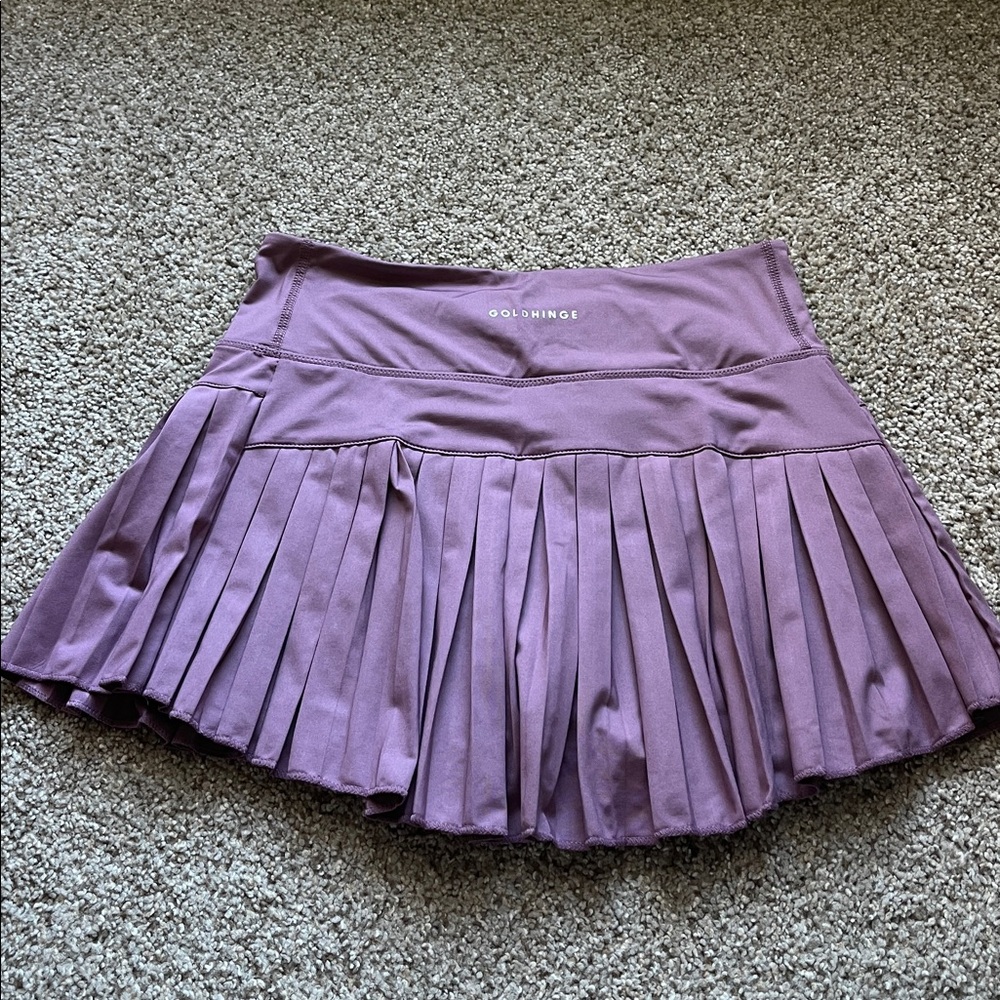 NWOT Purple Gold Hinge Skort